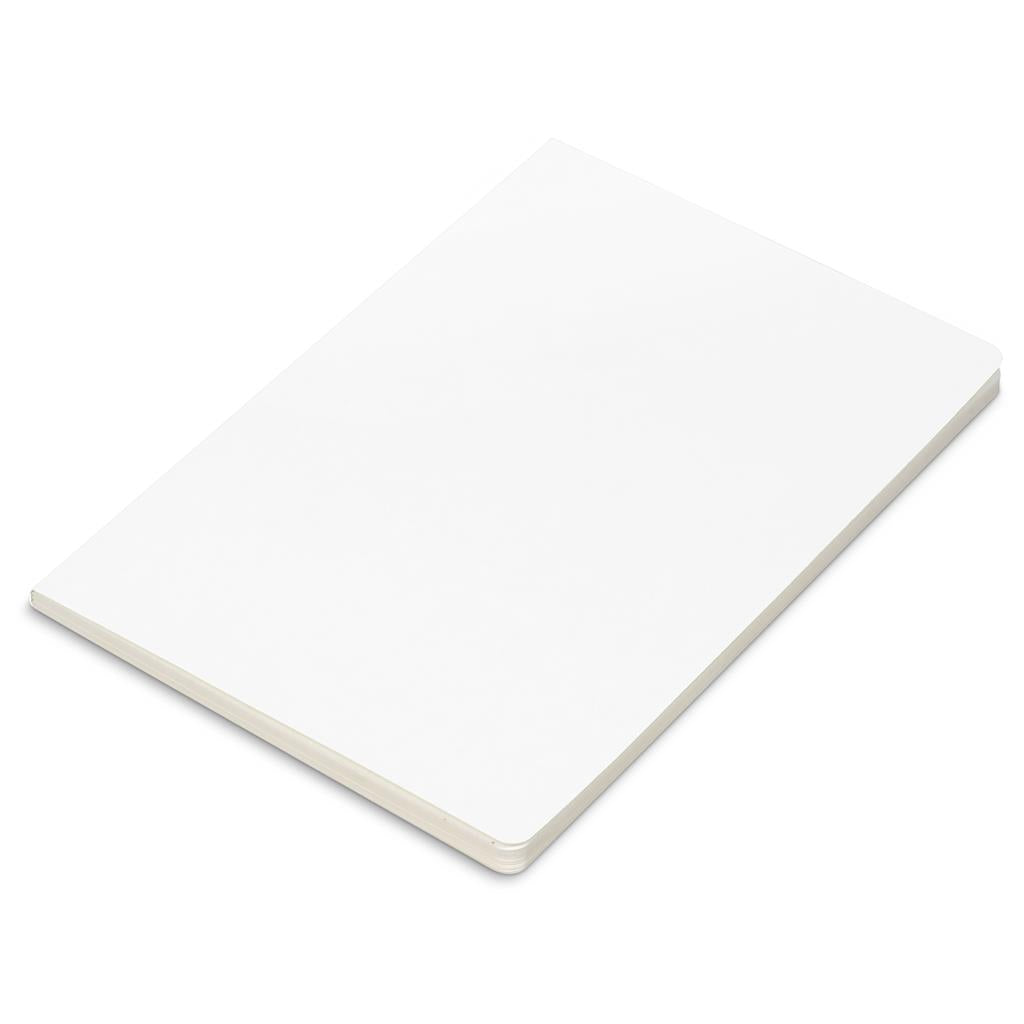 Altitude Jotter A5 Soft Cover Notebook in Solid White - Print Fast Express