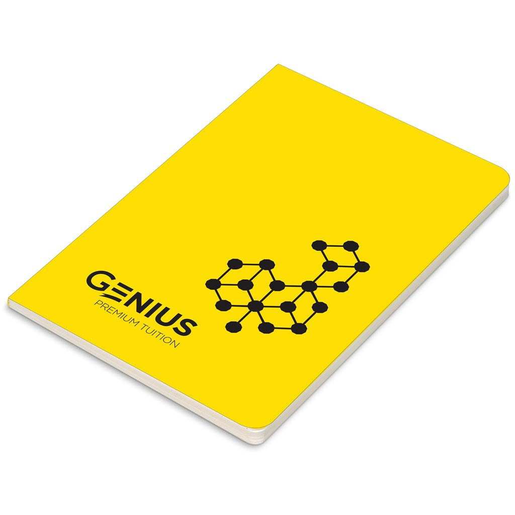 Altitude Jotter A5 Soft Cover Notebook in Yellow — Print Fast Express