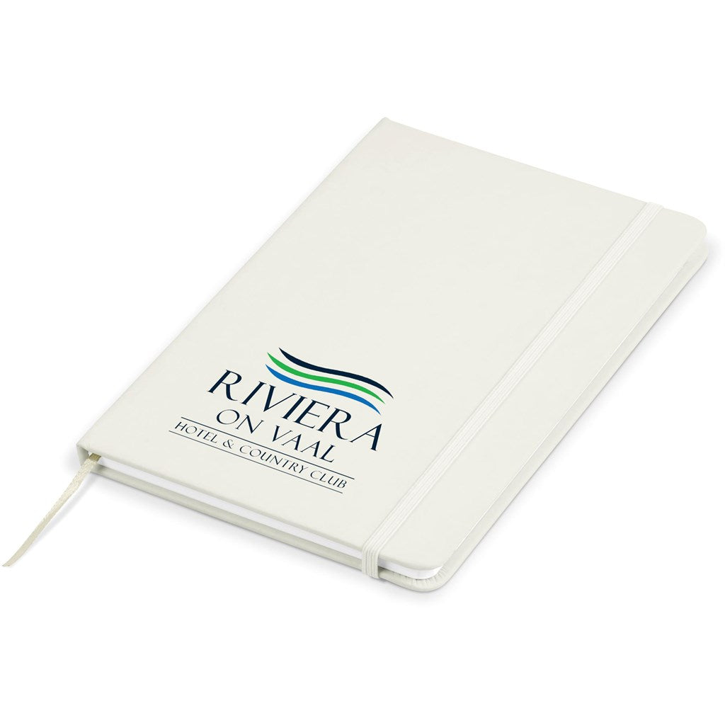 Altitude Omega A5 Hard Cover Notebook in Cream — Print Fast Express