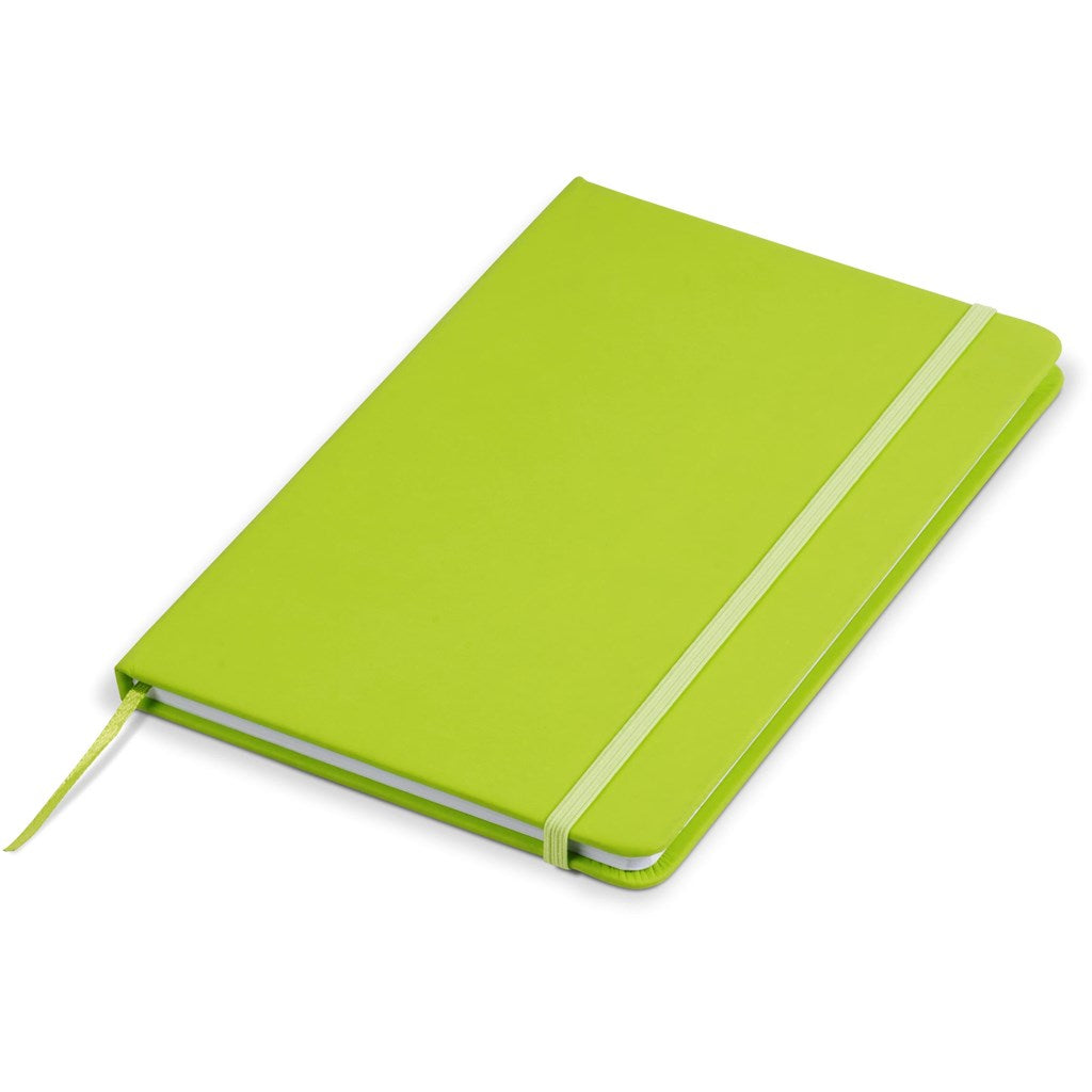Altitude Omega A5 Hard Cover Notebook in Lime - Print Fast Express