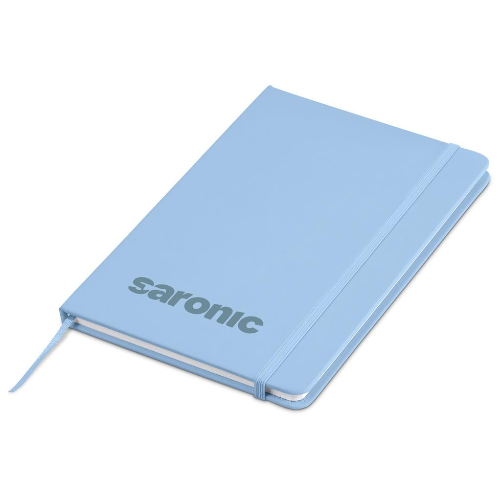 Altitude Omega A5 Hard Cover Notebook in Light Turquoise — Print Fast Express
