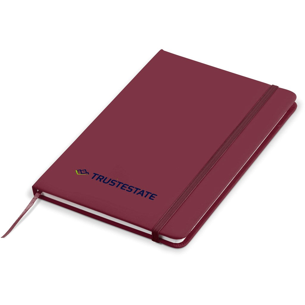 Altitude Omega A5 Hard Cover Notebook in Maroon — Print Fast Express