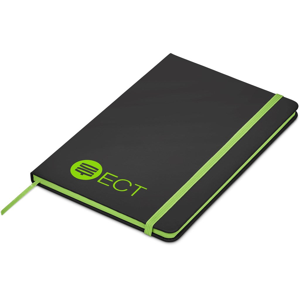 Altitude Sigma A5 Hard Cover Notebook in Lime — Print Fast Express
