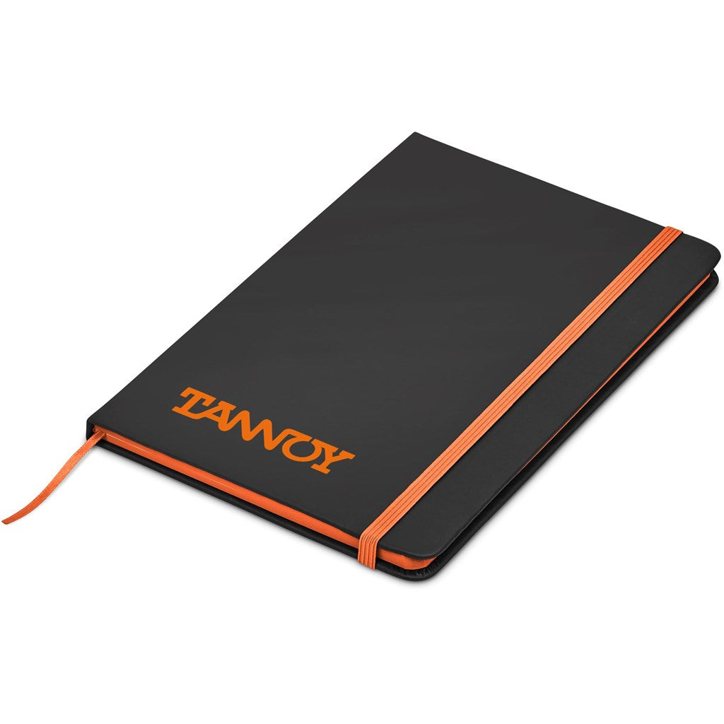 Altitude Sigma A5 Hard Cover Notebook in Orange — Print Fast Express
