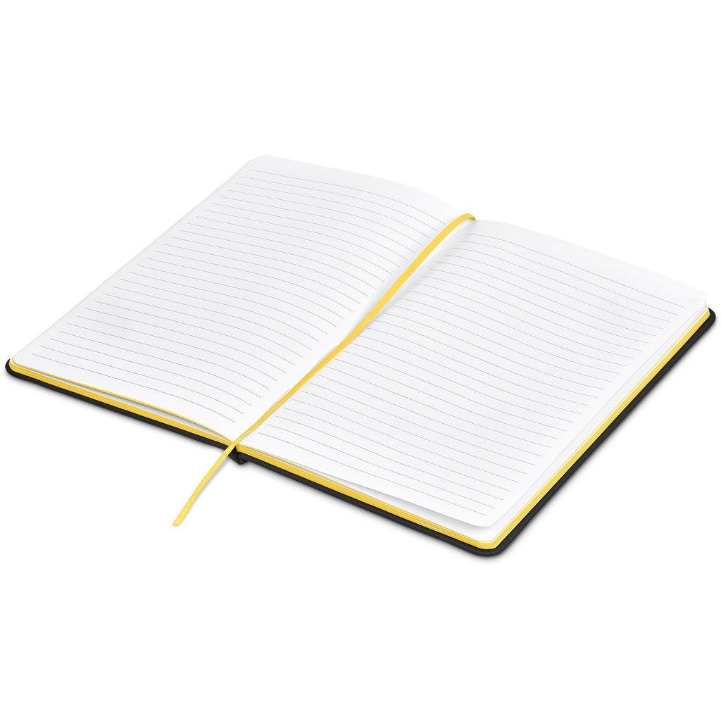 Altitude Sigma A5 Hard Cover Notebook in Yellow - Print Fast Express