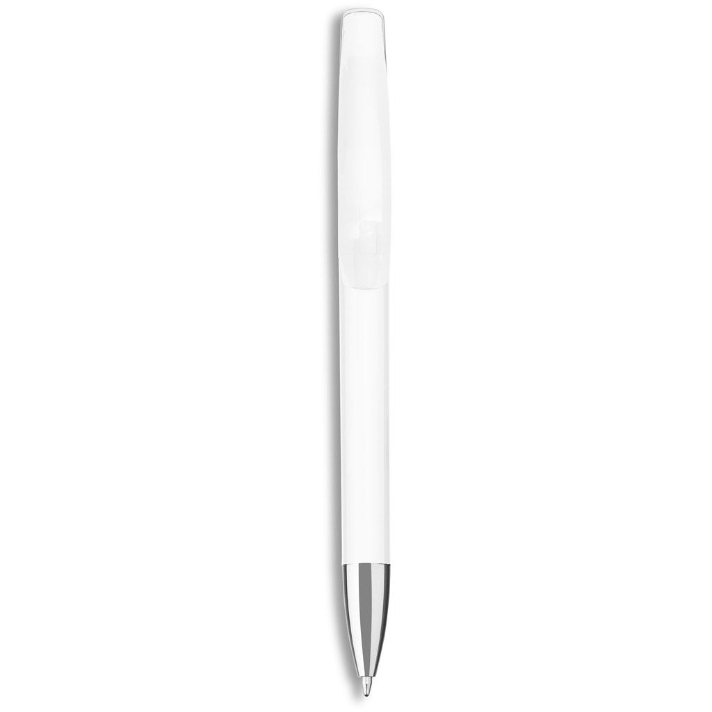 Altitude Matrix Ball Pen in Solid White - Print Fast Express