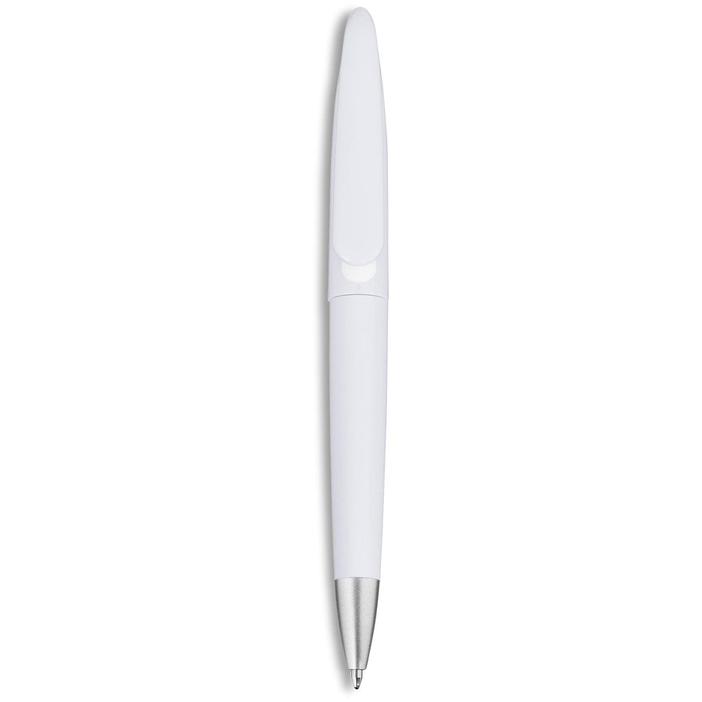 Altitude Sickle Ball Pen in Solid White - Print Fast Express