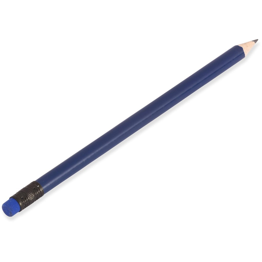 Altitude Brainiac Wooden Pencil in Navy — Print Fast Express