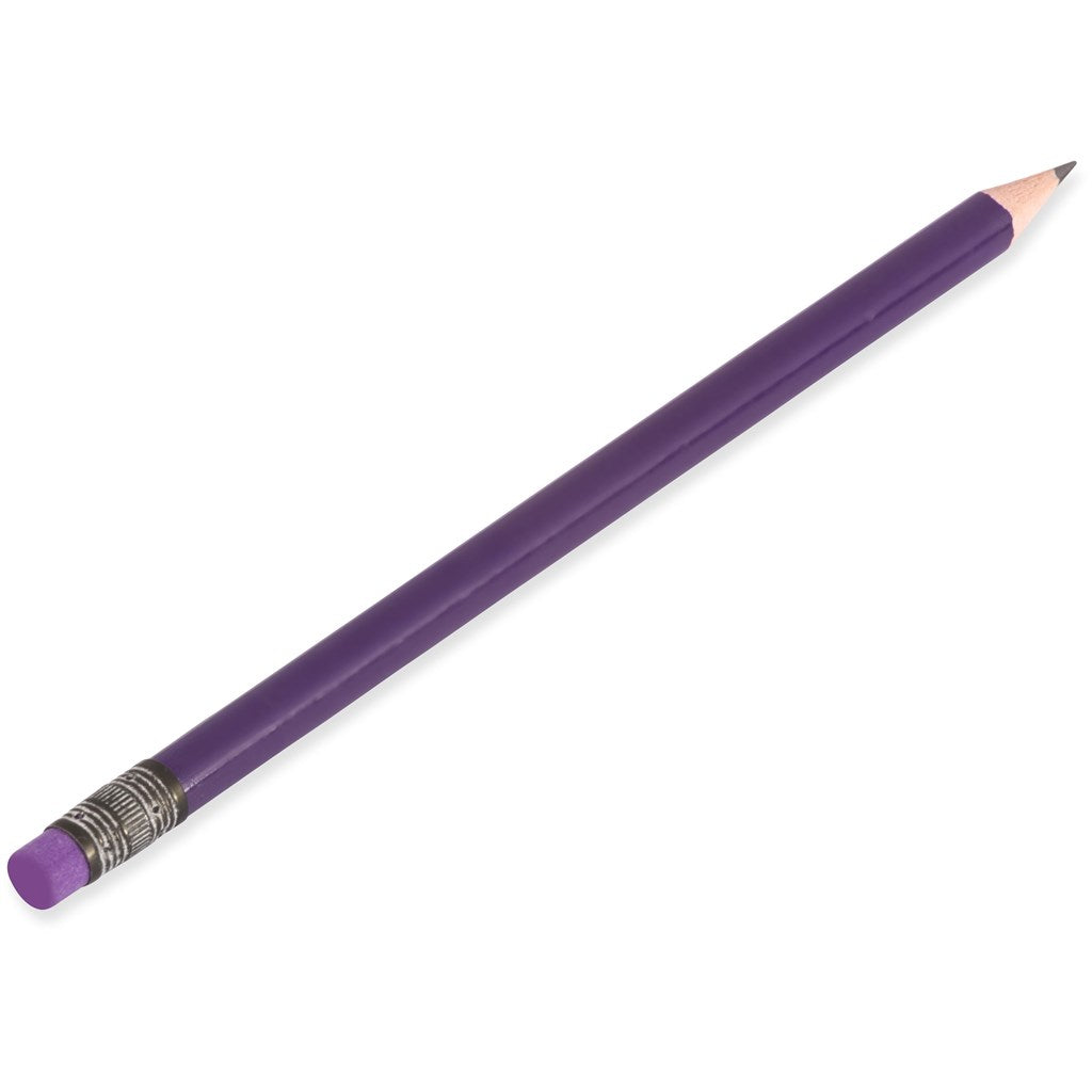 Altitude Brainiac Wooden Pencil in Purple — Print Fast Express