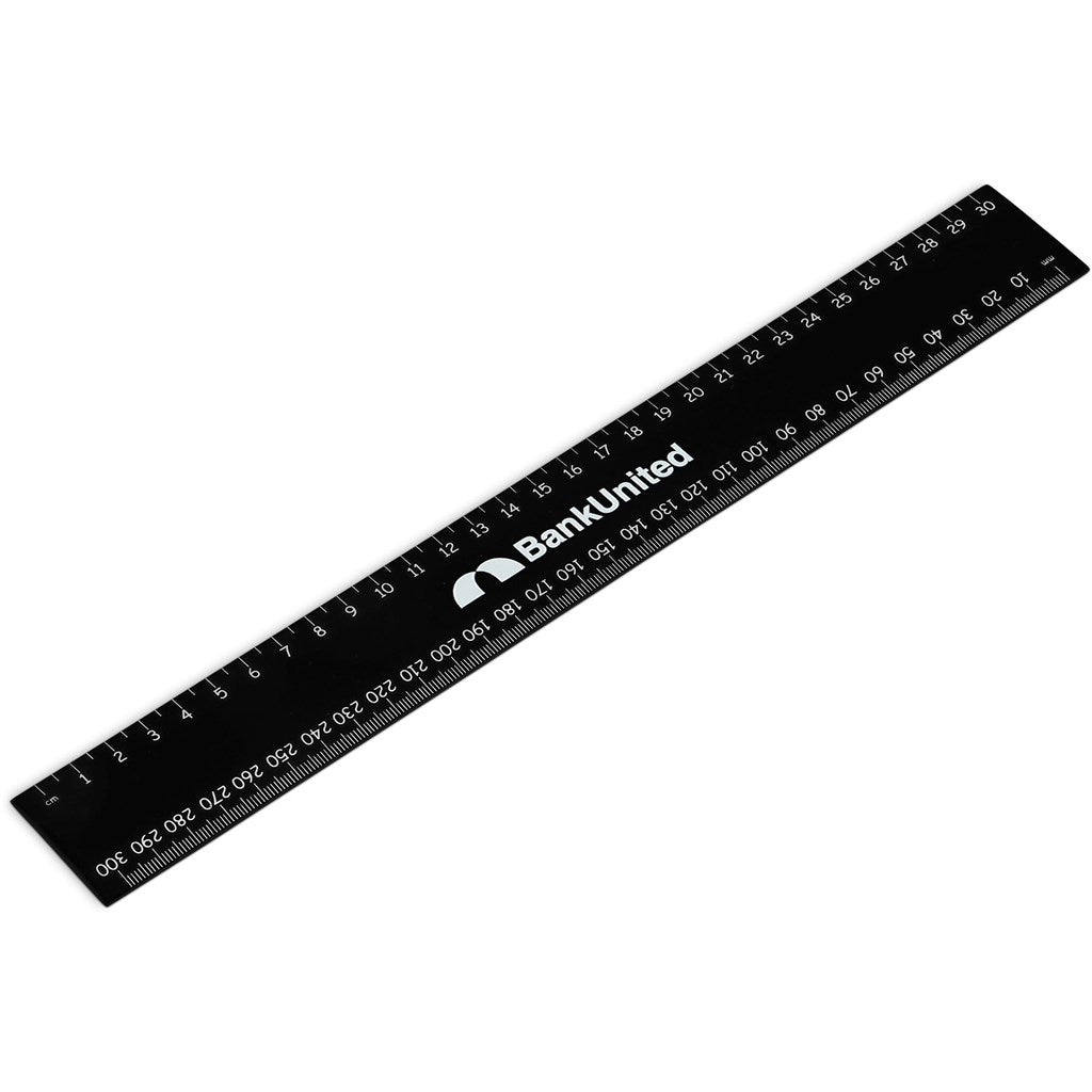Altitude Frontline 30cm Ruler in Black — Print Fast Express