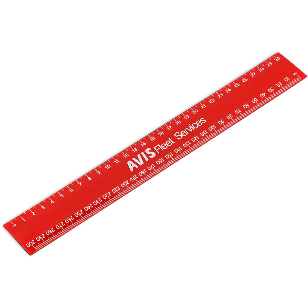 Altitude Frontline 30cm Ruler in Red — Print Fast Express