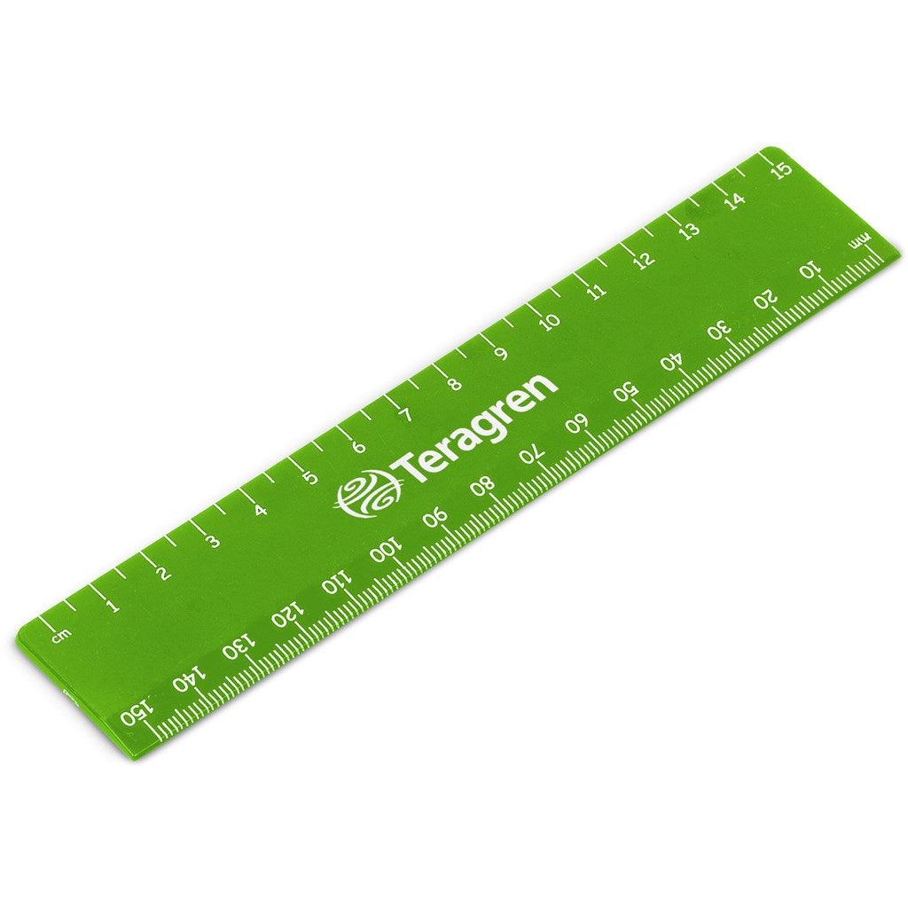 Altitude Scholastic 15cm Ruler in Lime — Print Fast Express