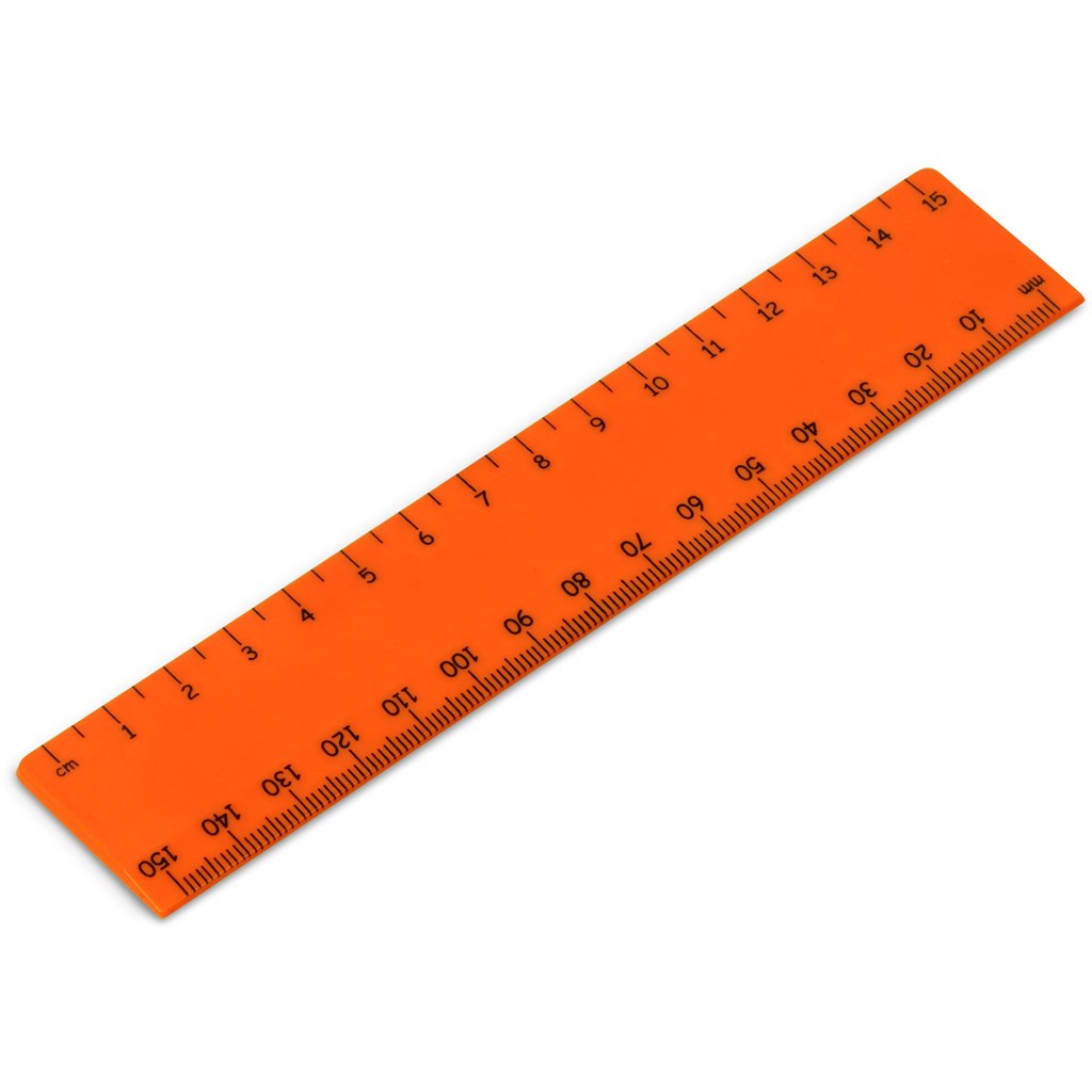 Altitude Scholastic 15cm Ruler in Orange - Print Fast Express