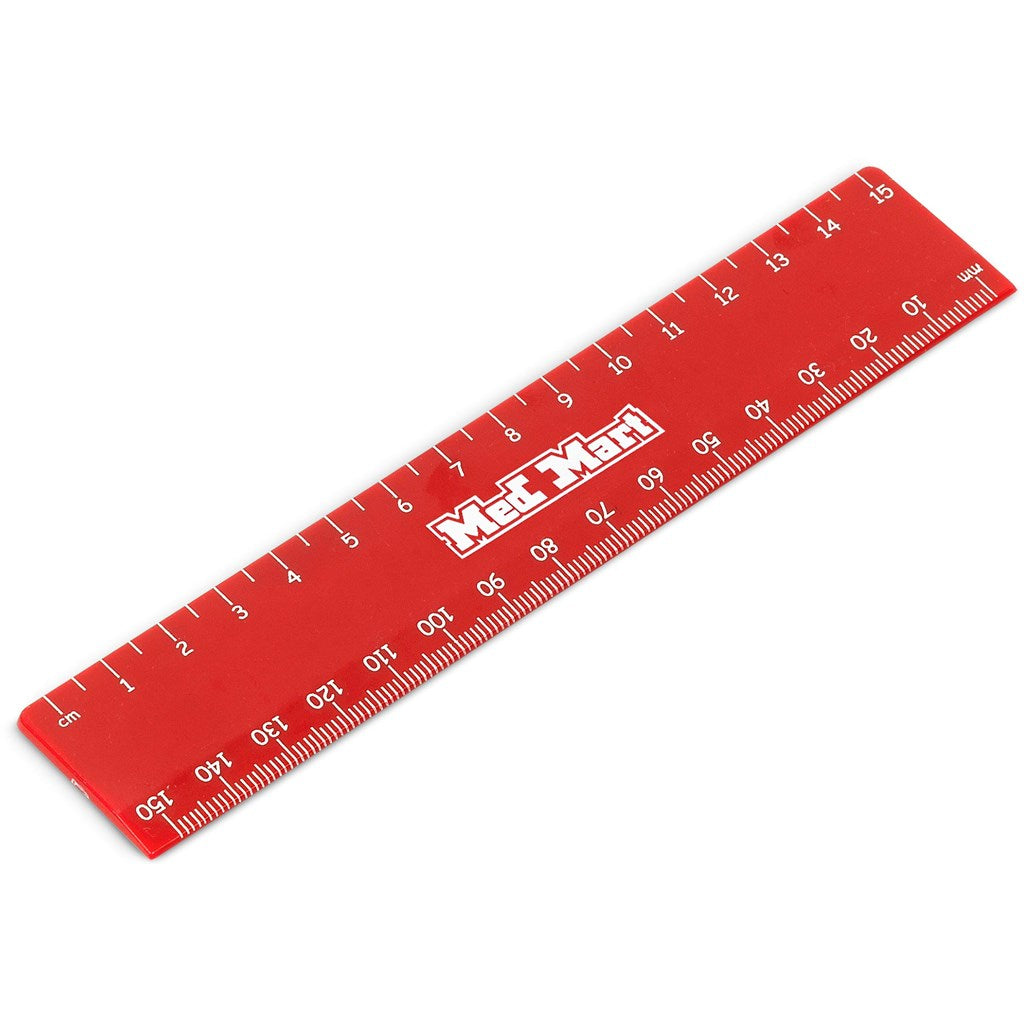 Altitude Scholastic 15cm Ruler in Red — Print Fast Express