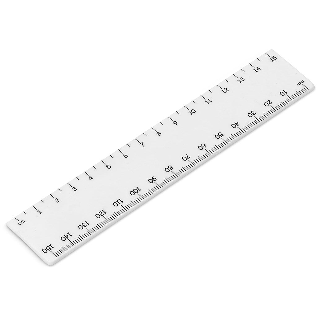 Altitude Scholastic 15cm Ruler in Solid White - Print Fast Express