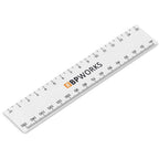 Altitude Scholastic 15cm Ruler in Solid White — Print Fast Express