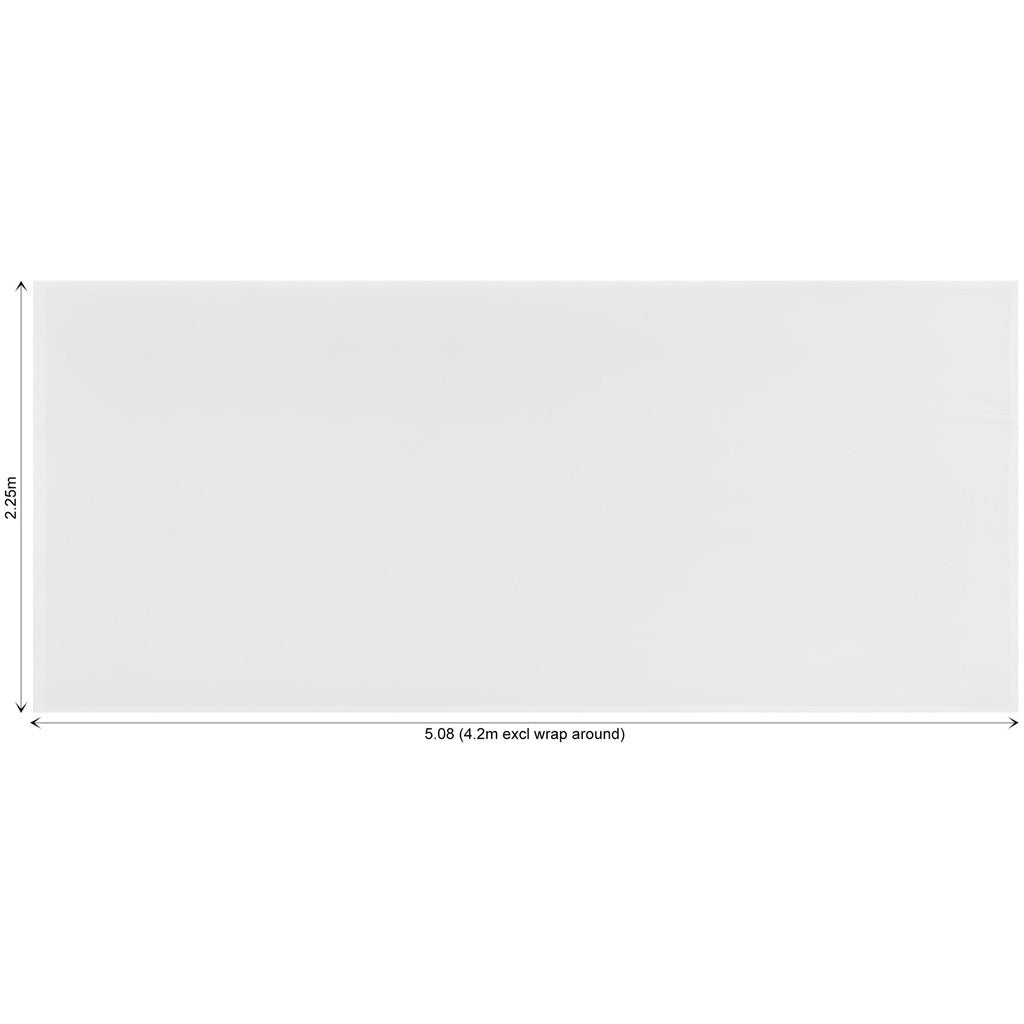 Legend Curved Banner Wall Skin with Wings 5.11cm x 2.25m (Excludes Hardware) — Print Fast Express