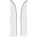 Legend 3m Sublimated Arcfin Double-Sided Flying Banner Skin (Excludes Hardware) custom branded with your logo