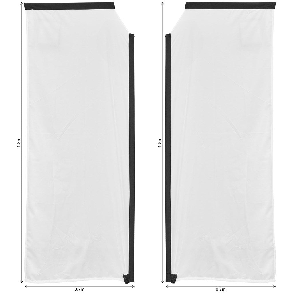 Legend 2m Sublimated Telescopic Double-Sided Flying Banner Skin (Excludes Hardware) — Print Fast Express