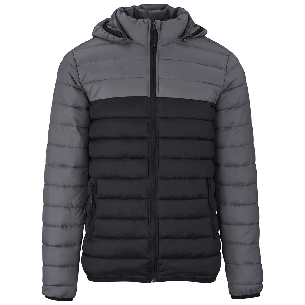 Mens Kyoto Two-Tone Jacket in Black — Print Fast Express
