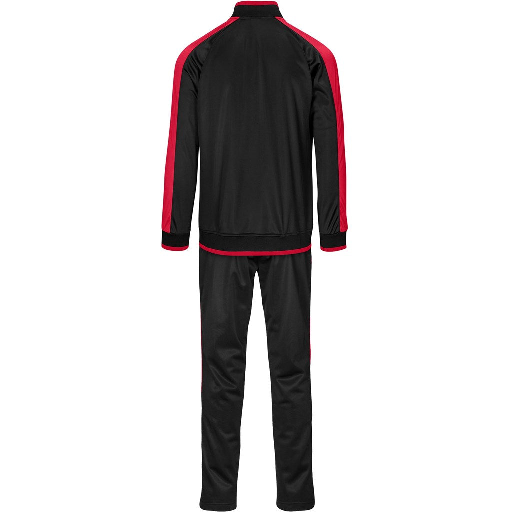 Unisex Sideline Tracksuit in Black Red - Print Fast Express