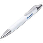 Altitude Regent Recycled Plastic Ball Pen in Solid White — Print Fast Express