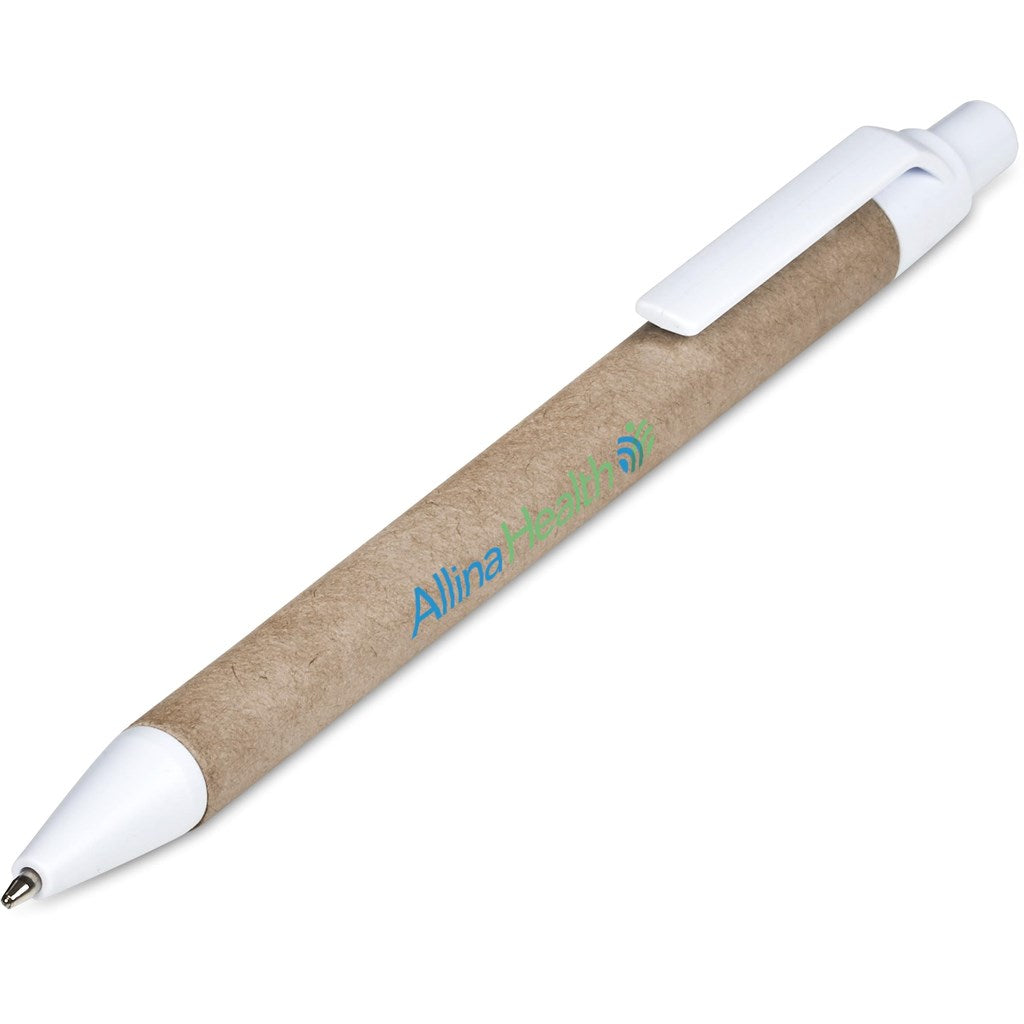 Okiyo Tanjun Ball Pen in Solid White — Print Fast Express