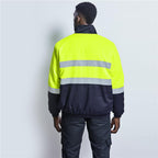 Foundation Hi-Viz Padded Jacket custom branded with your logo