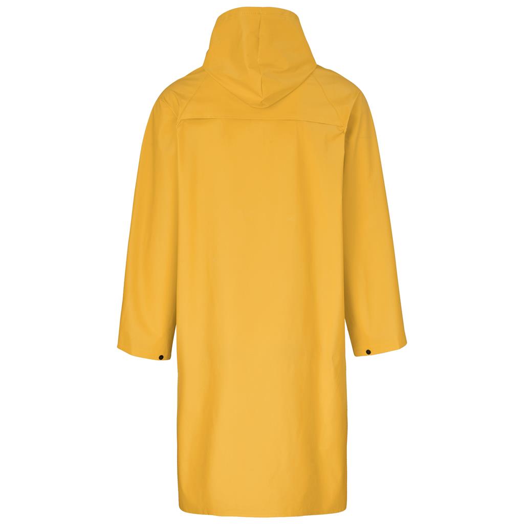 Light Duty Storm Rubberised Polyester/PVC Raincoat - Yellow — Print Fast Express