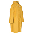 Light Duty Storm Rubberised Polyester/PVC Raincoat - Yellow custom branded with your logo