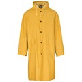 Light Duty Storm Rubberised Polyester/PVC Raincoat - Yellow custom branded with your logo by Print Fast Express