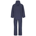Light Hurricane Rubberised Polyester/PVC Rainsuit - Navy custom branded with your logo