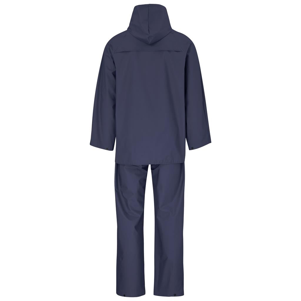 Light Hurricane Rubberised Polyester/PVC Rainsuit - Navy — Print Fast Express