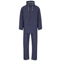 Light Hurricane Rubberised Polyester/PVC Rainsuit - Navy custom branded with your logo by Print Fast Express
