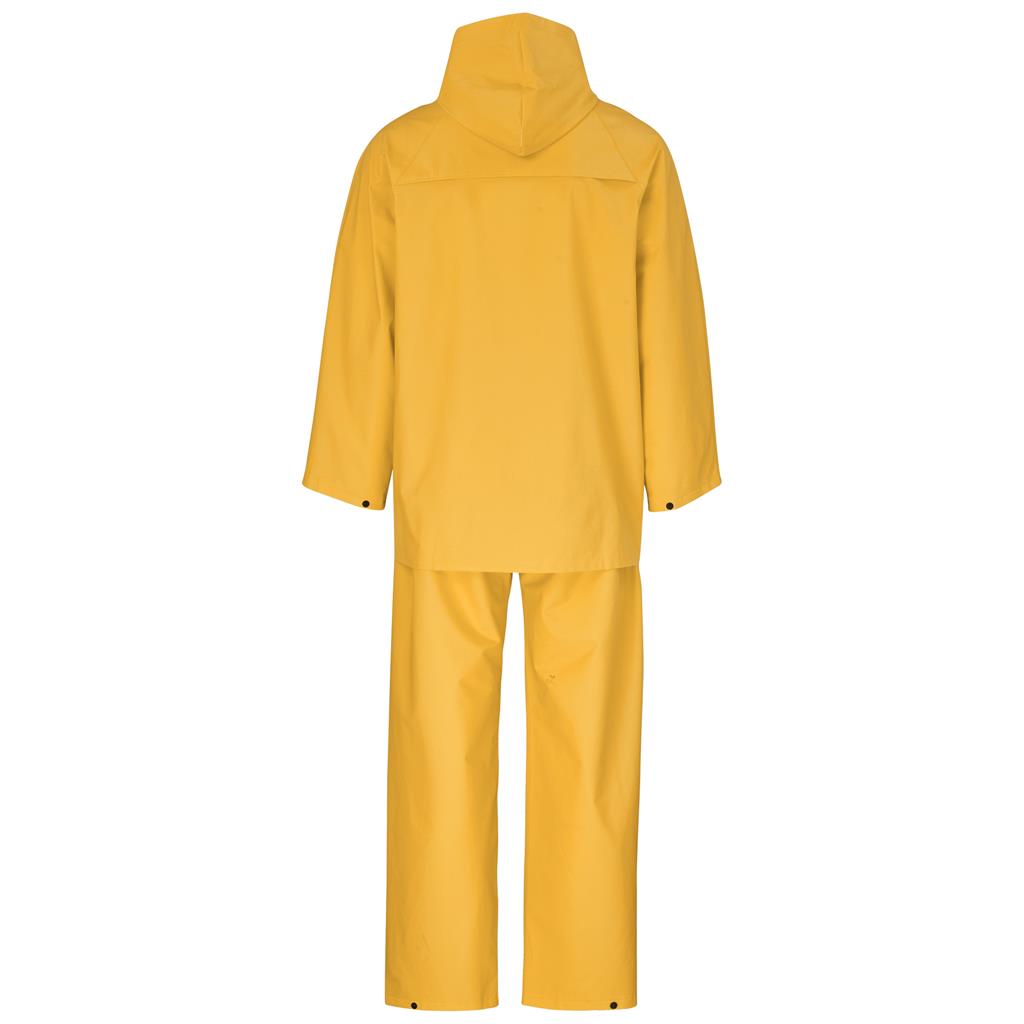 Light Hurricane Rubberised Polyester/PVC Rainsuit - Yellow — Print Fast Express