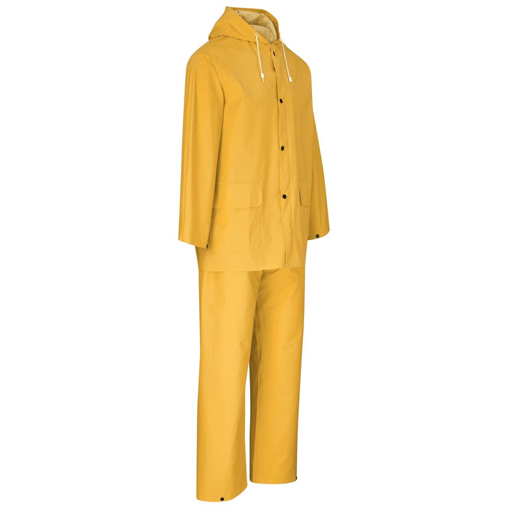 Light Hurricane Rubberised Polyester/PVC Rainsuit - Yellow — Print Fast Express