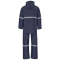 Light Duty Tornado  Hi-Viz Reflective  Rubberised Rainsuit - Navy custom branded with your logo