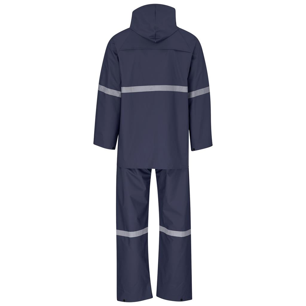 Light Duty Tornado  Hi-Viz Reflective  Rubberised Rainsuit - Navy — Print Fast Express