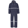 Light Duty Tornado  Hi-Viz Reflective  Rubberised Rainsuit - Navy custom branded with your logo by Print Fast Express