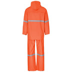 Light Duty Tornado  Hi-Viz Reflective  Rubberised Rainsuit - Orange — Print Fast Express