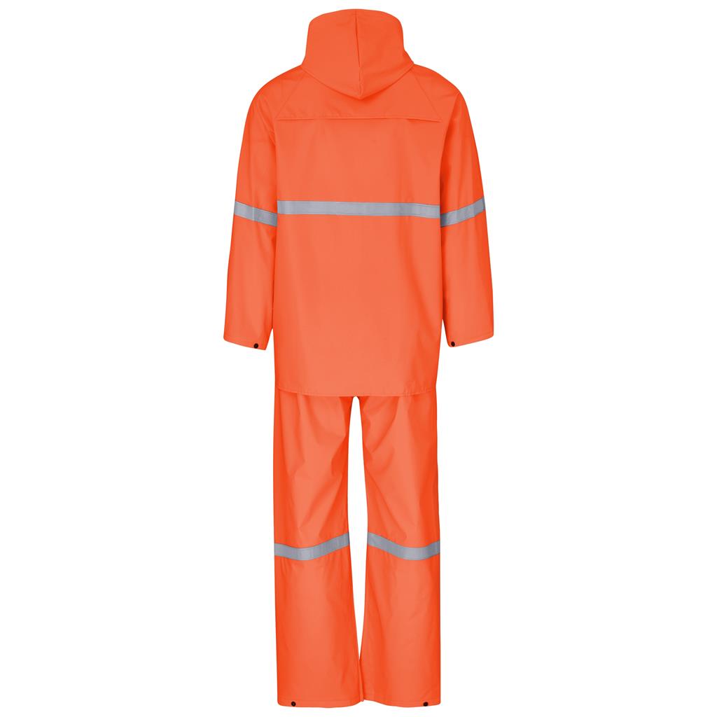 Light Duty Tornado  Hi-Viz Reflective  Rubberised Rainsuit - Orange — Print Fast Express