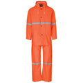 Light Duty Tornado  Hi-Viz Reflective  Rubberised Rainsuit - Orange custom branded with your logo by Print Fast Express