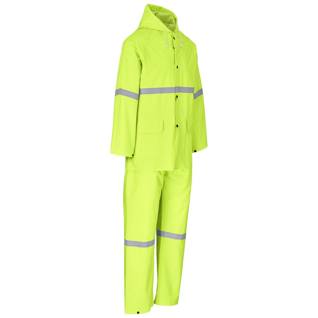 Light Duty Tornado  Hi-Viz Reflective  Rubberised Rainsuit - Yellow — Print Fast Express