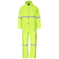 Light Duty Tornado  Hi-Viz Reflective  Rubberised Rainsuit - Yellow custom branded with your logo by Print Fast Express